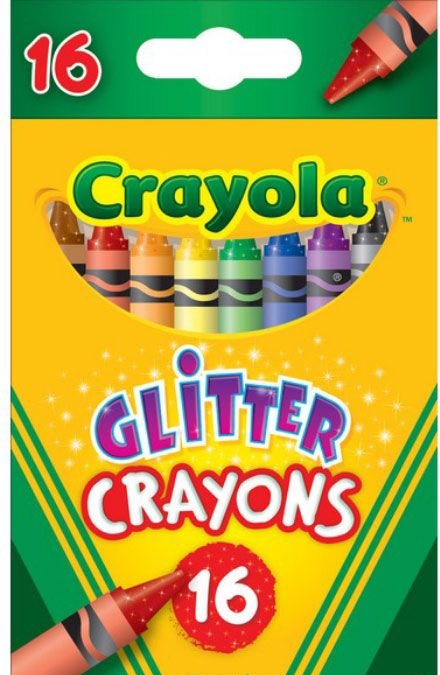 Crayolas Con Glitter 16 Colores