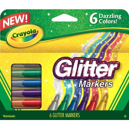 CRAYOLA Pincel con Glitter 6 Unid. Ref. 6293