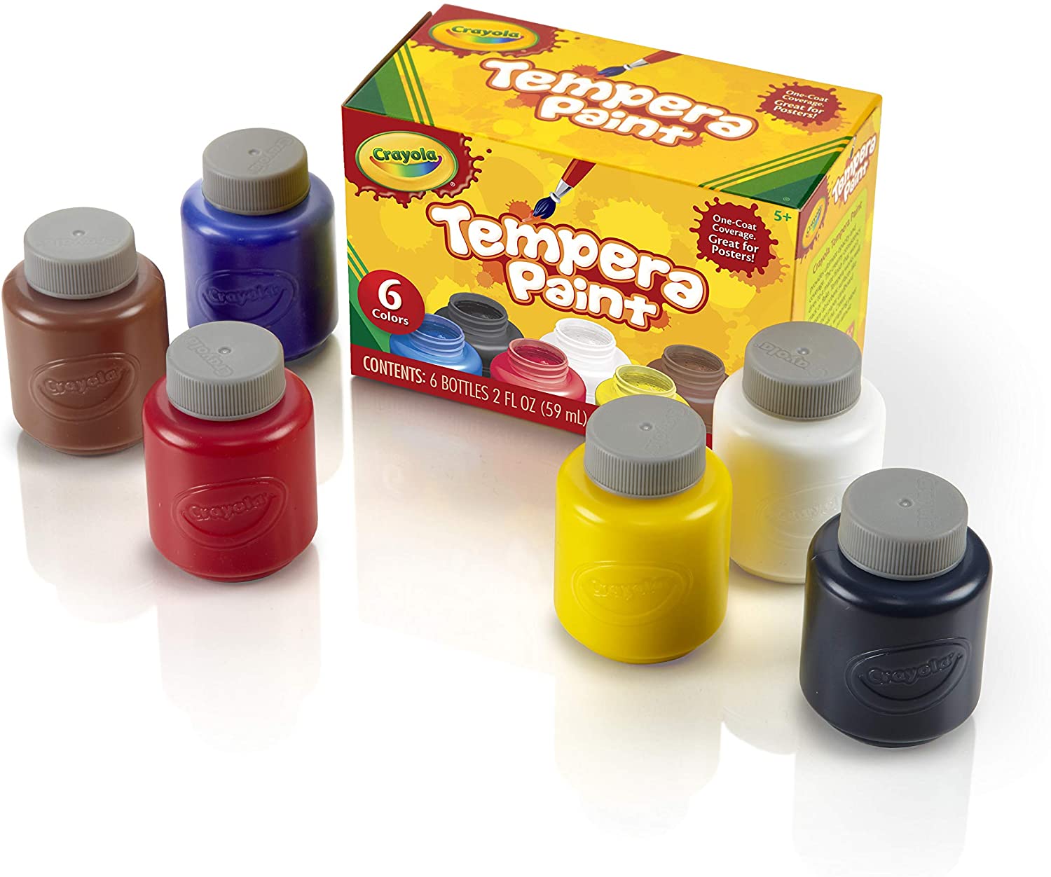 CRAYOLA Tempera PAINT 6 Colores Ref. 9708