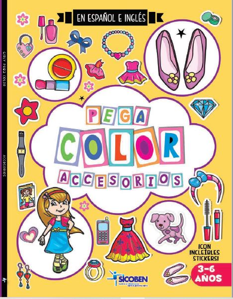 LIBRO NUEVO PEGA COLOR DE NIÑA