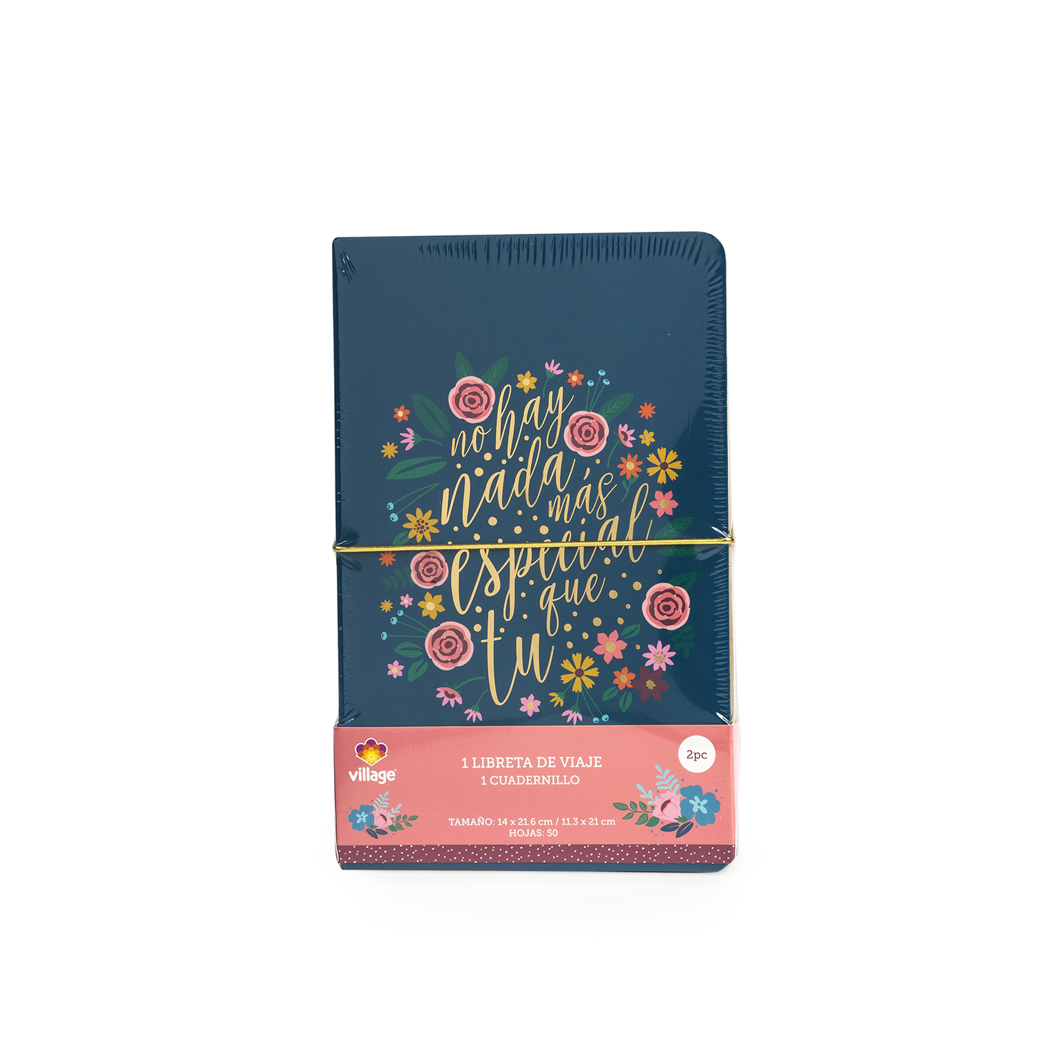 LIBRETA DE VIAJE ROSA - VILLAGE