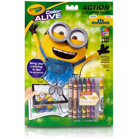 CRAYOLA Cuadernos p/colorear MINIONS c/crayolas Ref.: 0534