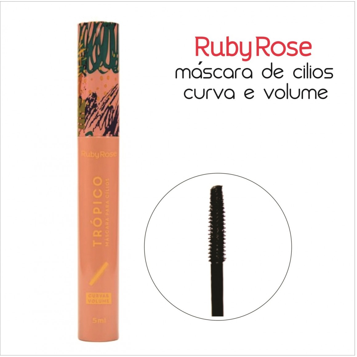 MÁSCARA DE PESTAÑAS TRÓPICO BEIGE RUBY ROSE