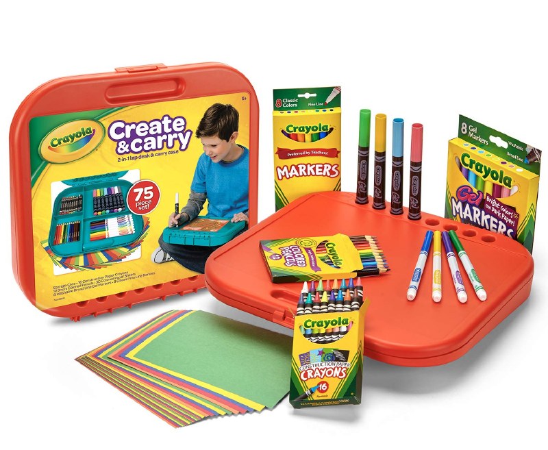 CRAYOLA Kit de Arte, set de 75 piezas