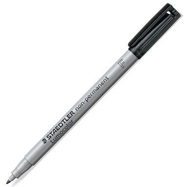 Marcador Staedtler Negro Multiuso No Permanente punta media Art.316-9