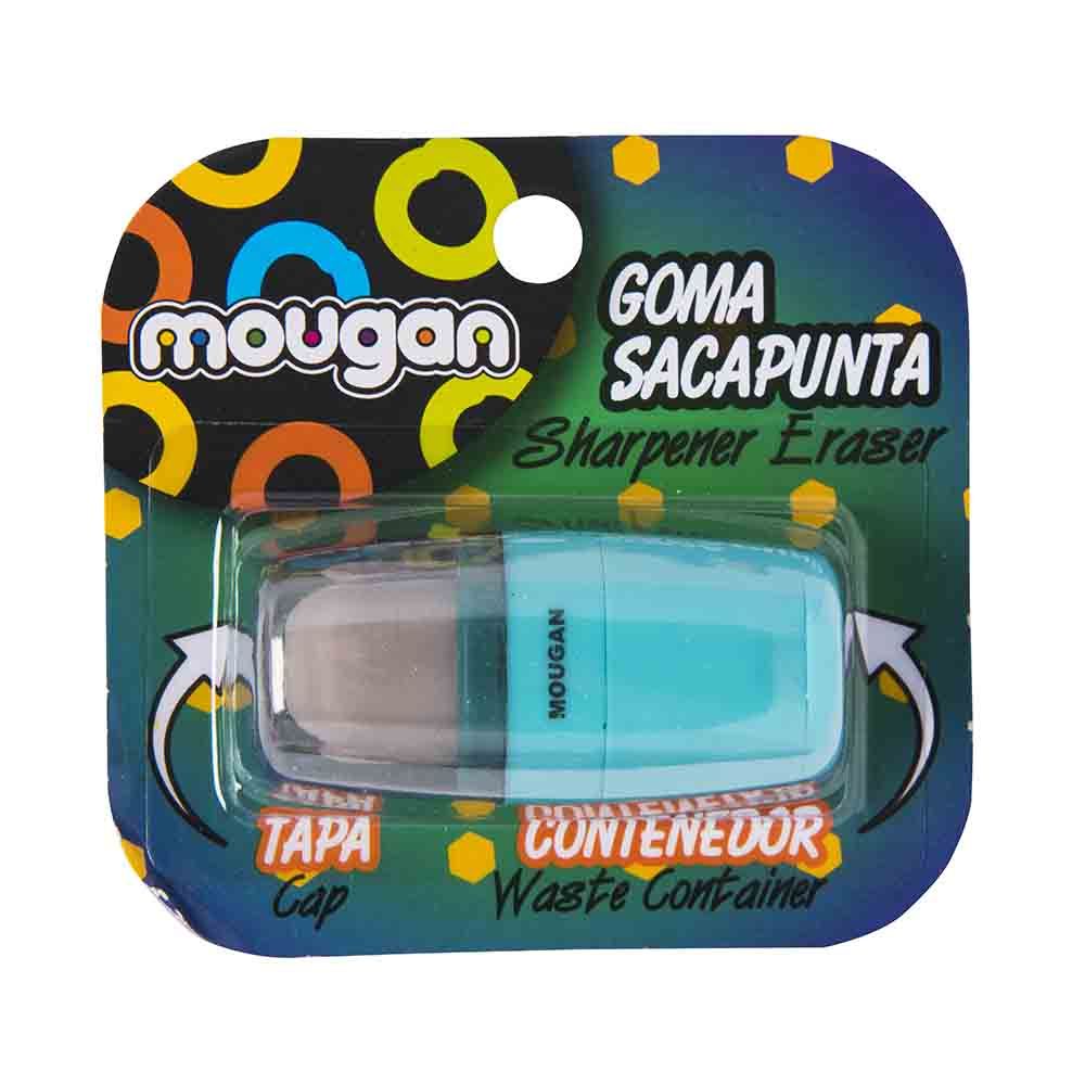 Goma De Borrar Mougan Con Sacapunta Hexagonal