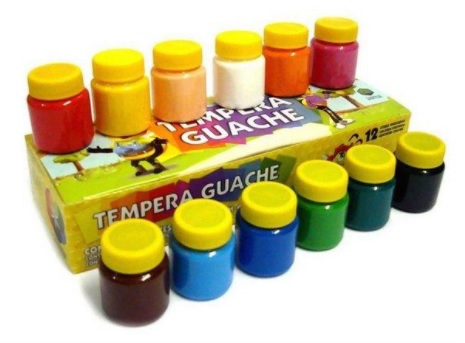 Tempera Acrilex x 12 Colores