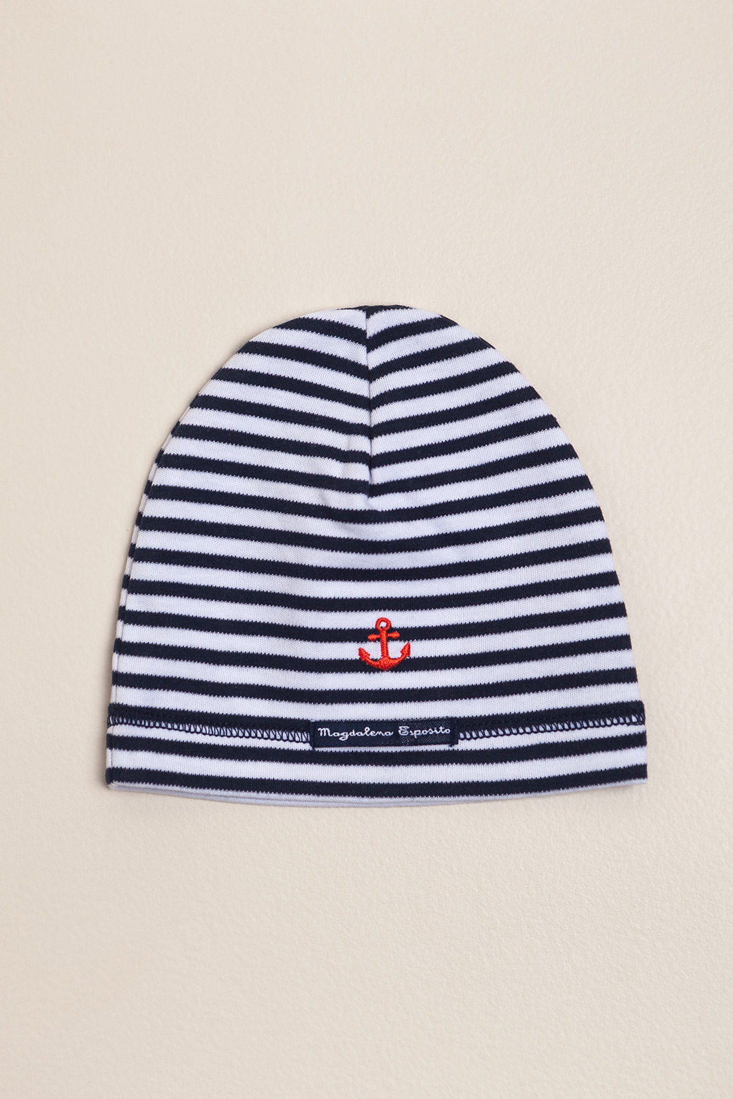 gorro rayado pima navy