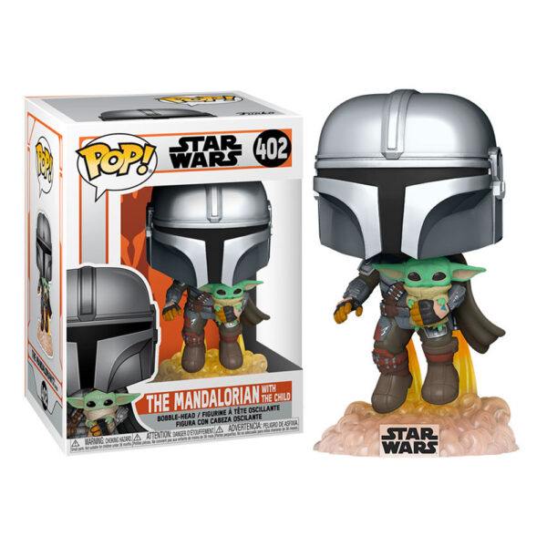 FUNKO POP THE MANDALORIAN - THE MANDALORIAN WITH THE CHILD 402