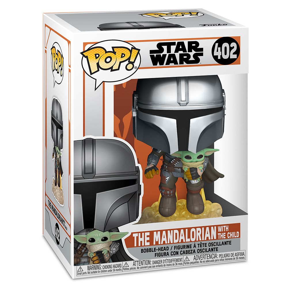 FUNKO POP THE MANDALORIAN - THE MANDALORIAN WITH THE CHILD 402