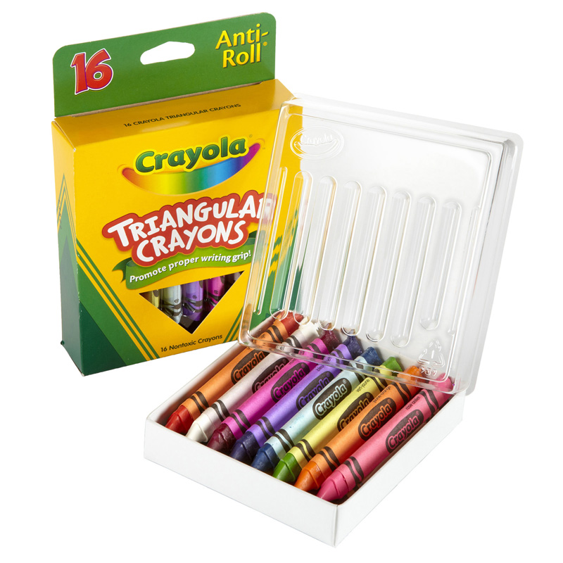 CRAYONES 16 COLORES TRIANGULAR