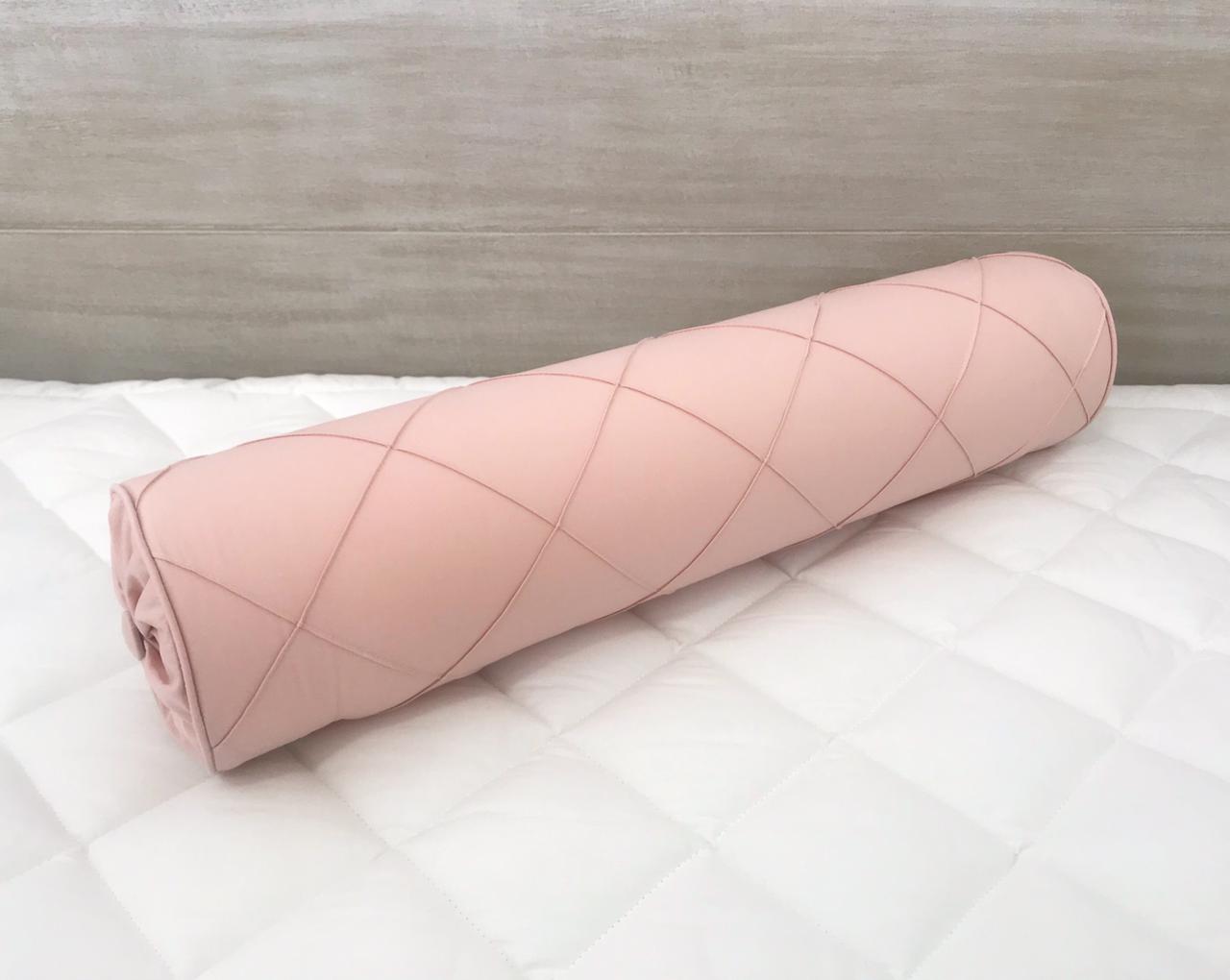 rollo peseira 60cm nervurado rosa cha