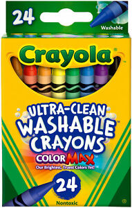 CRAYONES 24 COLORES LAVABLES