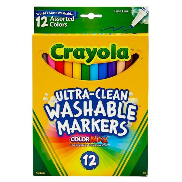 MARCADORES CLÁSICOS 12 COLORES - CRAYOLA