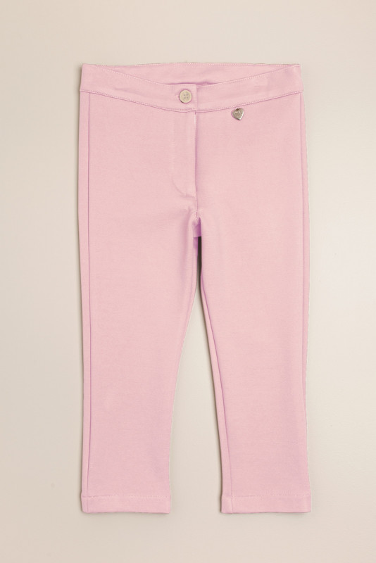 Leggins de punto roma rosa