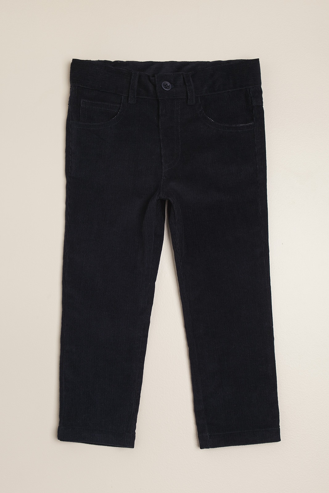 pantalon de corderoy azul