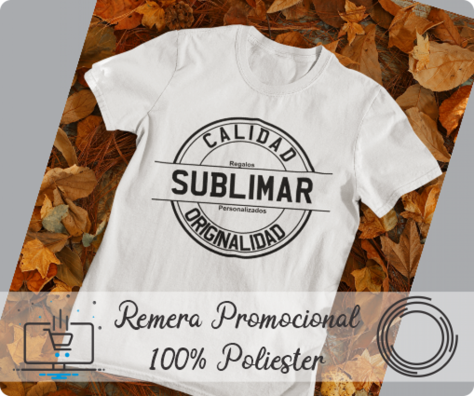 Remera en Poliester Blanca