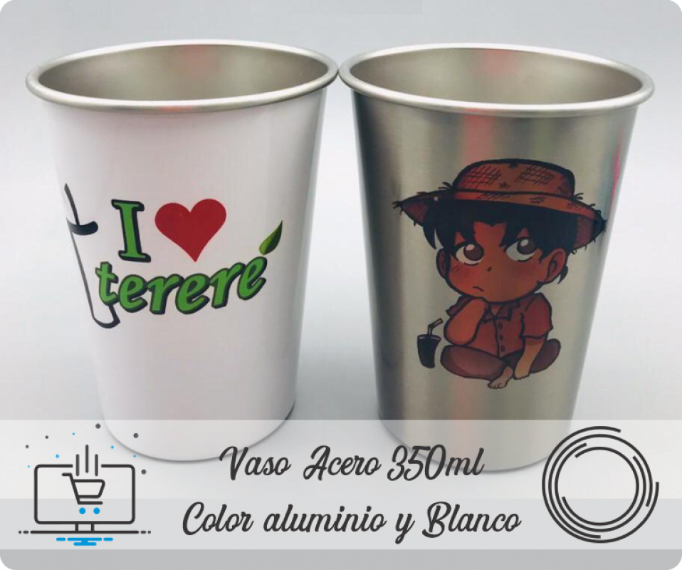 Vaso en Acero Inoxidable