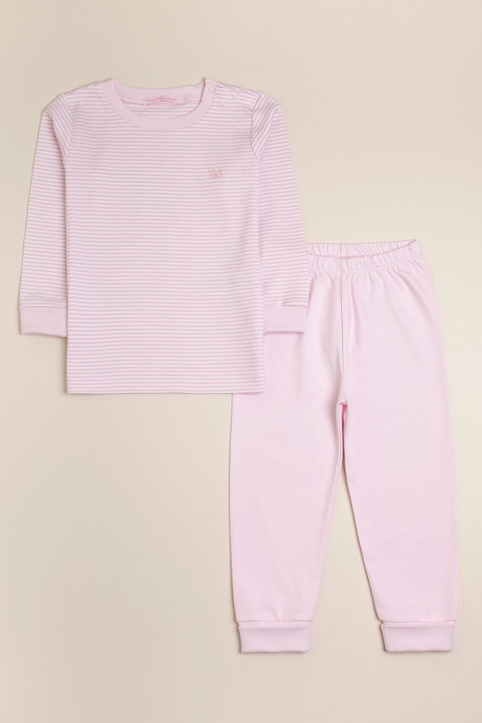 pijama pima bco/rosa