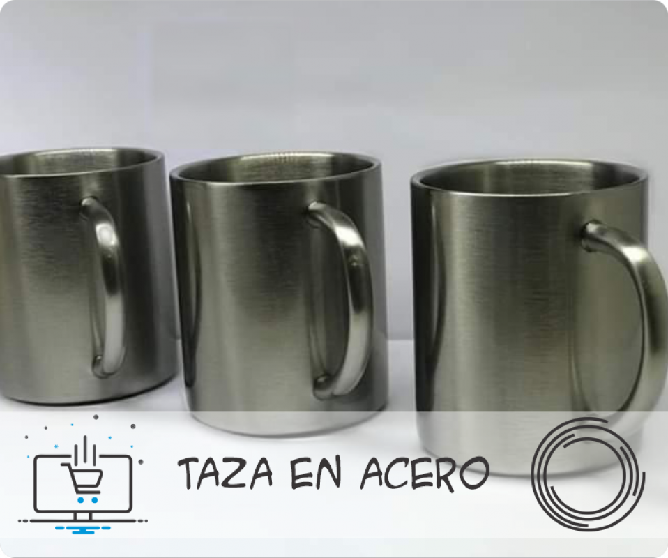 Taza en Acero