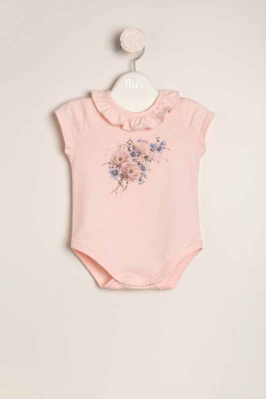 body estamp floral rosa