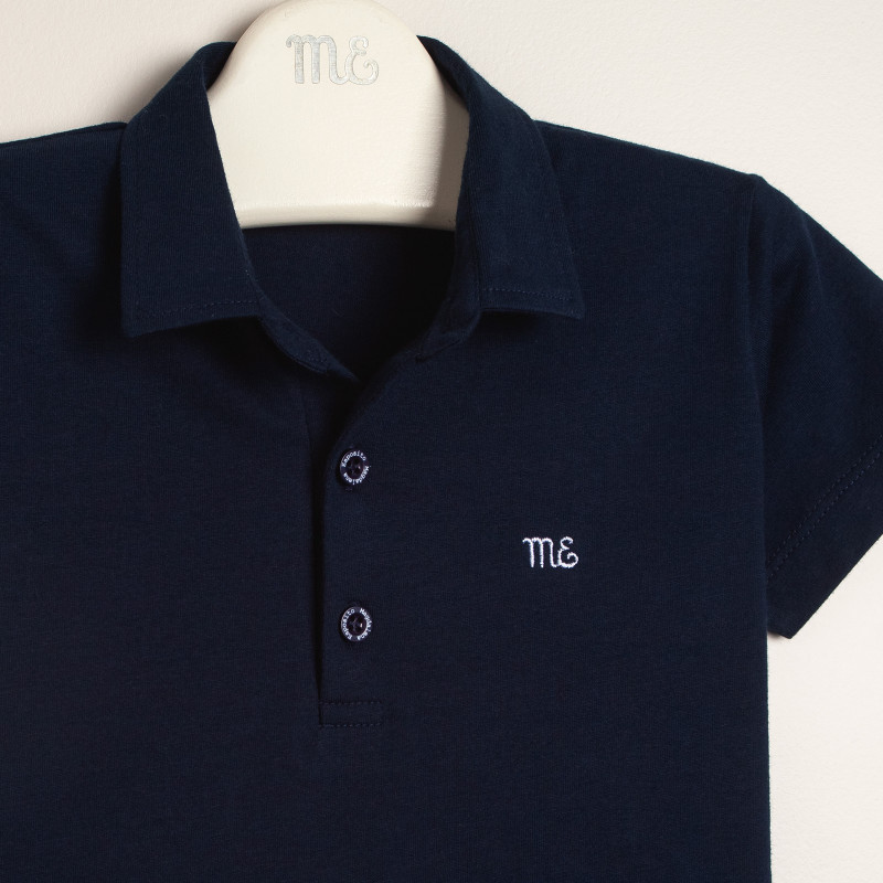 remera polo azul