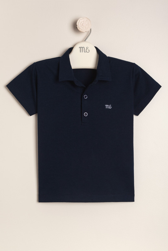 remera polo azul