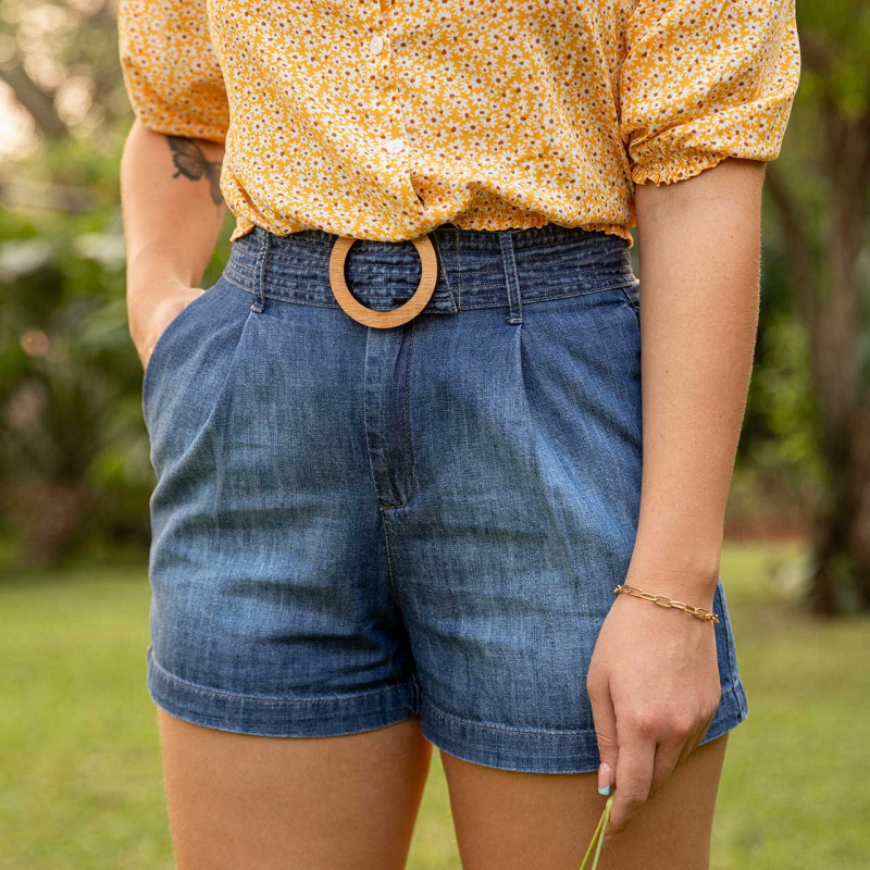 Short Jeans C/ Cinto Cod. 1210380