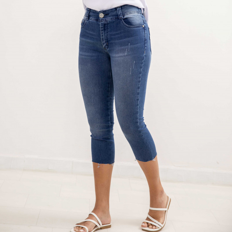 Cropped Jeans Elastizado Cod. 1180073A