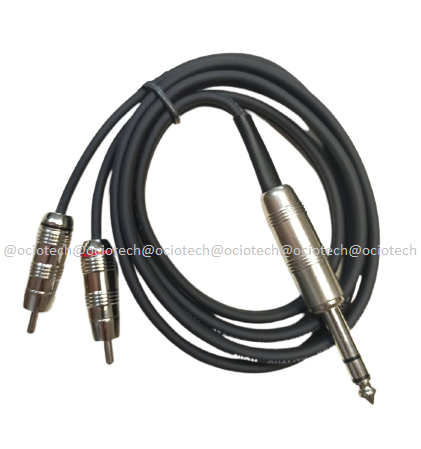 Cable pro RCA a plug estéreo