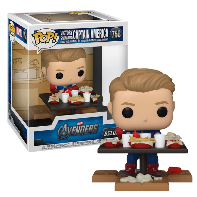 FUNKO POP MARVEL DELUXE VICTORY SHAWARMA: CAPTAIN AMERICA 758