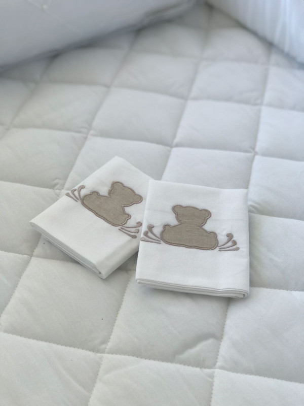 Kit 2 fundas almohada teddy mescla