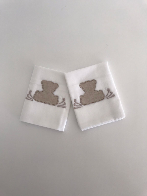 Kit 2 fundas almohada teddy mescla