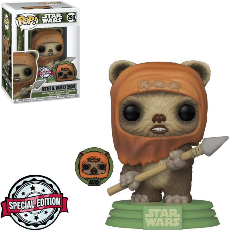 FUNKO POP STAR WARS ACROSS THE GALAXY - WICKET W. WARRICK (ENDOR) 290