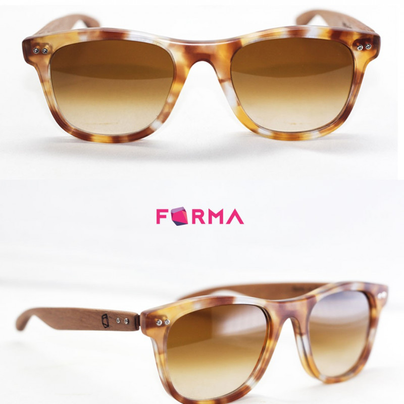 Lente de Sol Forma- Acetato Marron