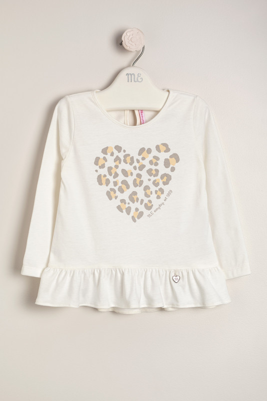 Remera corazon print