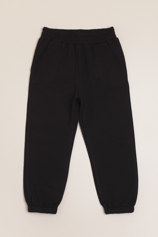 pantalon frizado negro