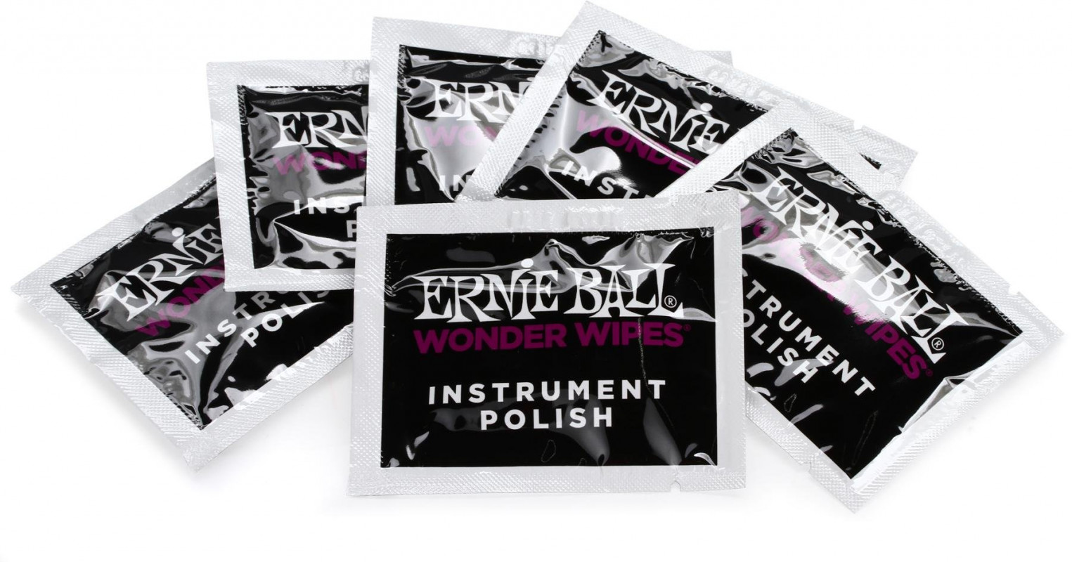 Ernie Ball Wonder Wipes para pulir instrumentos