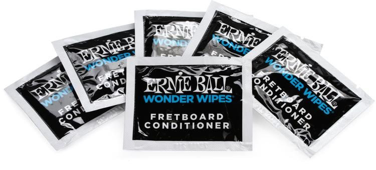 Ernie Ball Wonder Wipes para Mantenimiento de diapasón (mástil)