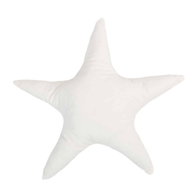 Cojin estrella stone wash dream blanco