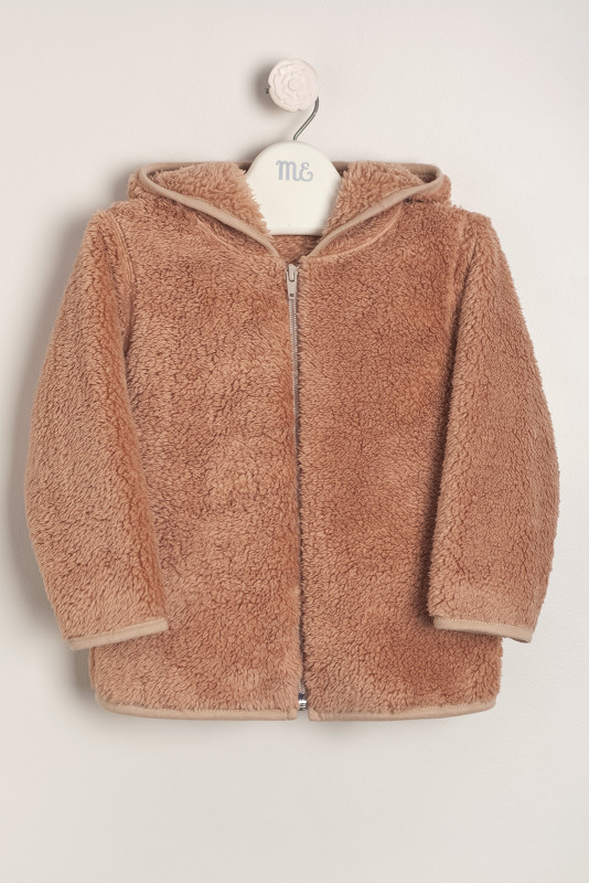 campera corderito doble jackie beige