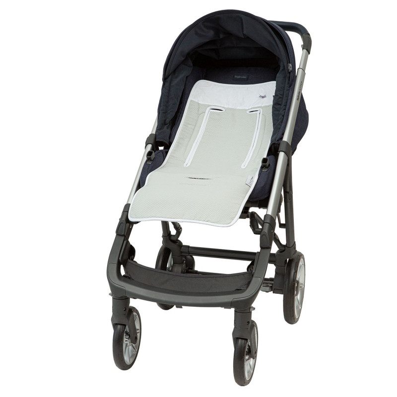 colchoneta para carrito toscana b/gris