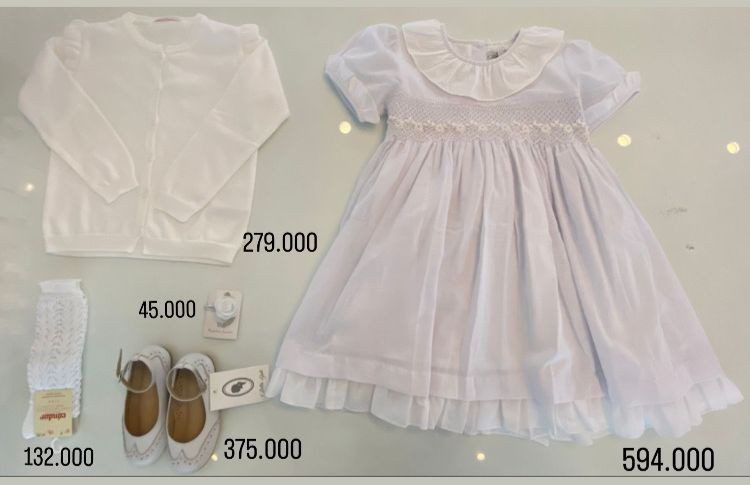 vestido smock giuli blanco