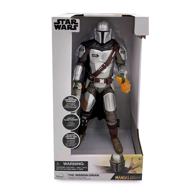 FIGURA DE ACCION CON SONIDOS THE MANDALORIAN  – STAR WARS: THE MANDALORIAN – 38CM