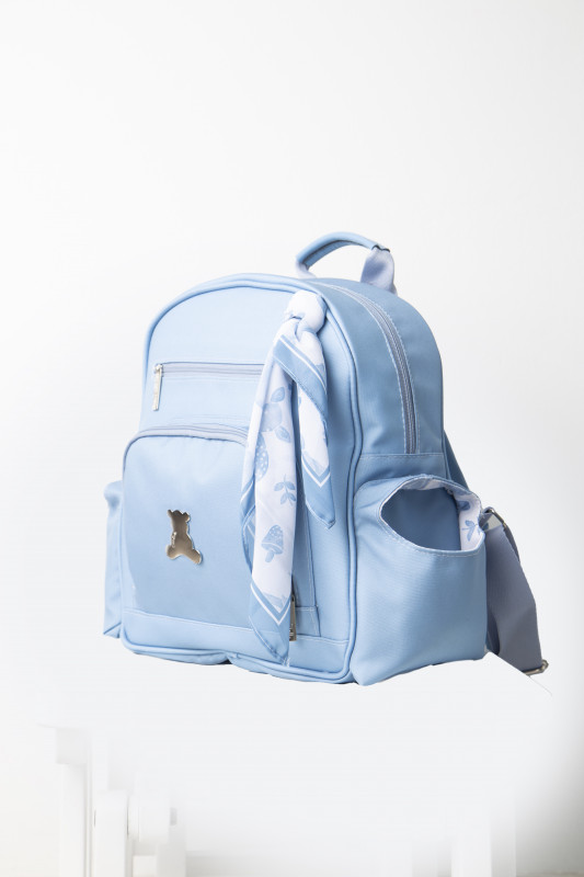 mochila noah fauna cuna azul