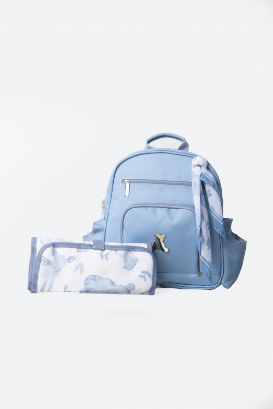 mochila noah fauna cuna azul