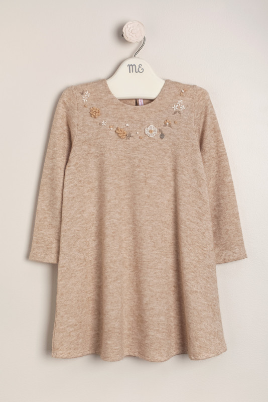 vestido bord Giulia beige