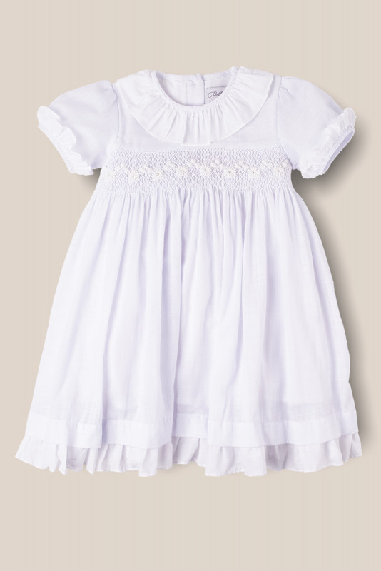 vestido smock giuli blanco