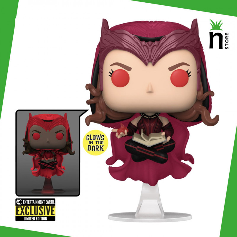 FUNKO POP MARVEL WANDAVISION : SCARLET WITCH 823 *EE EXCLUSIVE* *GLOWS*