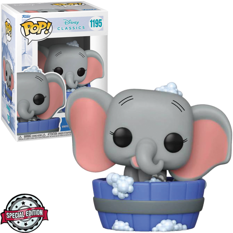 FUNKO POP DISNEY CLASSICS DUMBO IN BATHTUB 1195 *SPECIAL EDITION*